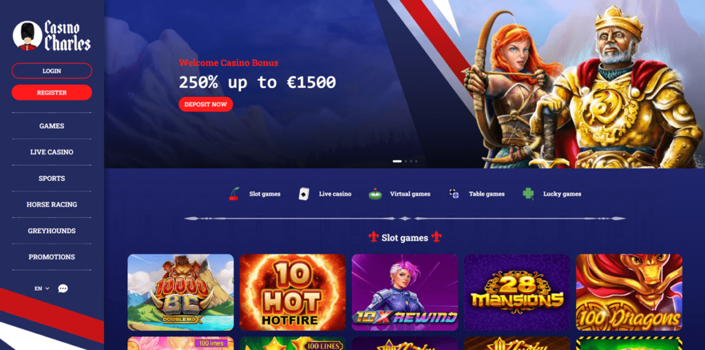 Charles Casino – Newest Non Gamstop Casino With Excellent Games